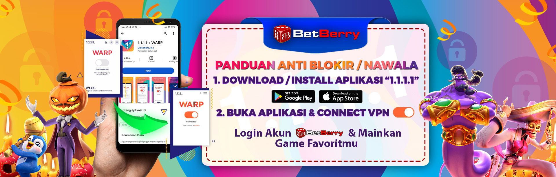 Panduan Anti Blokir / Nawala Betberry